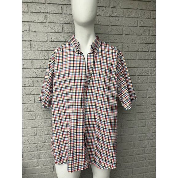 Duluth Men Checked Short Sleeve Shirt Size 2XL - Picture 1 of 11